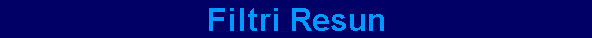 Filtri Resun